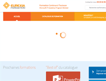 Tablet Screenshot of eurexia-formation.com